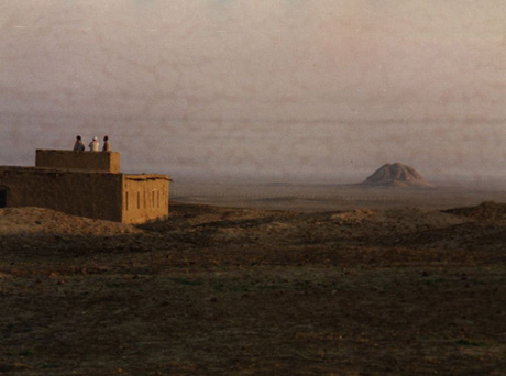 Evening at Uruk excavations, 1986